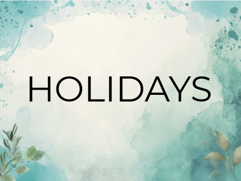 Holidays