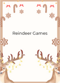 Reindeer Games Activity Plan