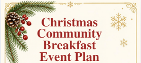 Christmas Community Breakfast Event Plan